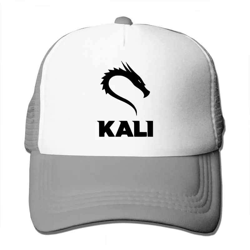 Kali Linux Dragon бейсбольная кепка для мужчин и женщин, Кепка для водителя грузовика, модная Регулируемая Кепка - Цвет: 4-Gray