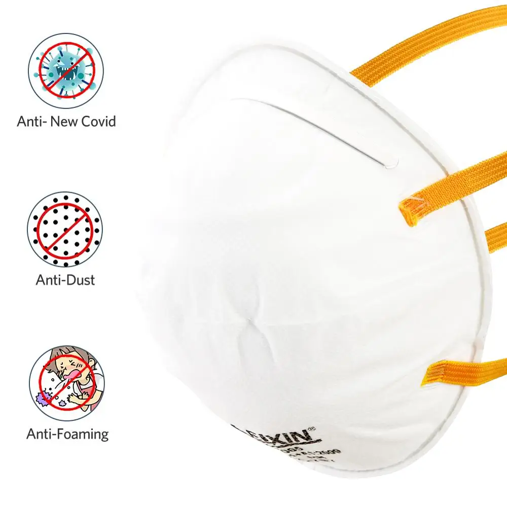 

1pc FFP2 Mask Antivirus flu anti infection Particulate Respirator FFP2 Level Anti-fog PM2.5 Protective Mask