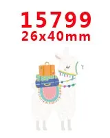 30 шт мультяшный персонаж плоское украшение из смолы PR 15186 - Цвет: 15799