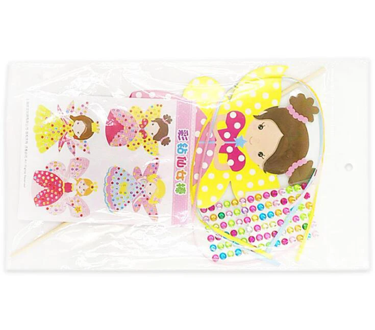 Дети DIY волшебная палочка ручной работы принцесса Волшебная игрушечная рука материалы ручной работы наклейка на упаковке подарок для девочки DIY игрушки GYH