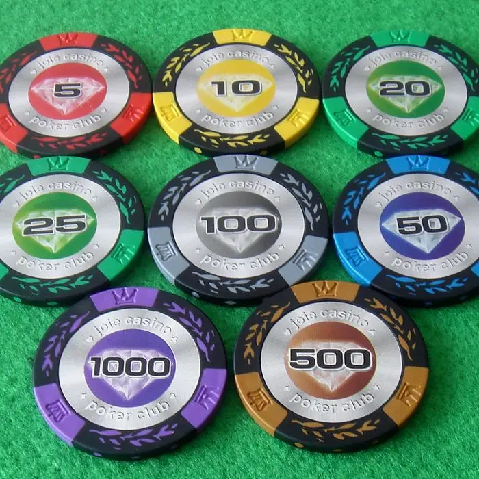 Dezhou City Poker Chips Пшеница 100 код с прозрачной коробкой фишки для игры маджонг Жетоны