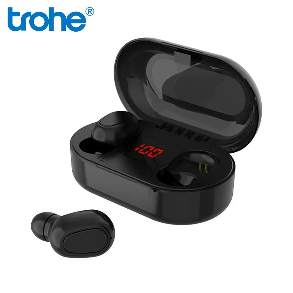 TWS Bluetooth-наушники с микрофоном и светодиодным дисплеем | Электроника