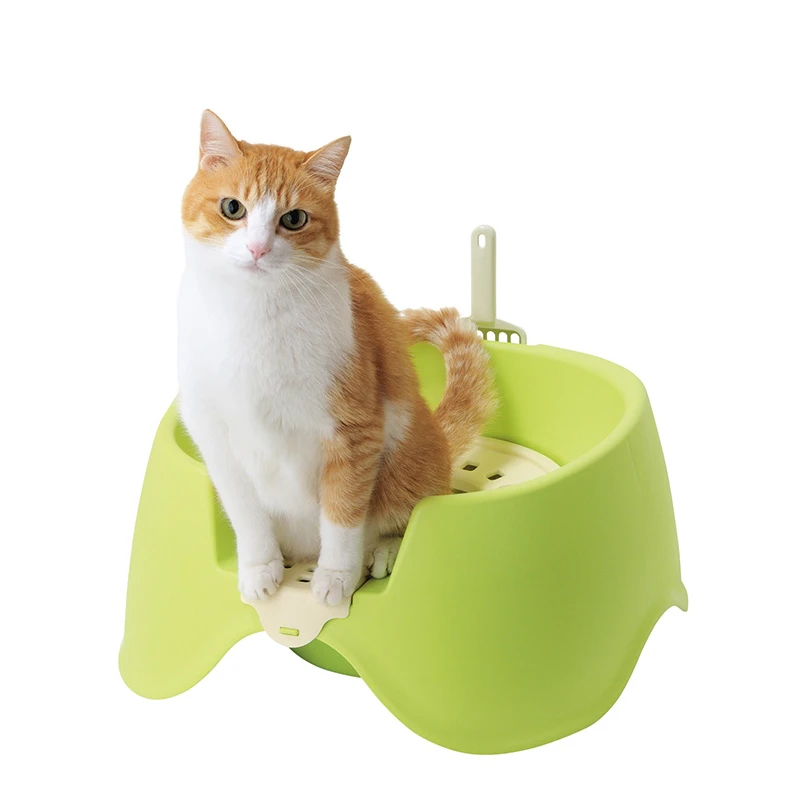 Large Wc Cat Litter Box Closed Toilet Tray Toilet Training Cat Kit Sandbox Lettiera Gatto Chiusa Inodoro Plastic Supplies Ee50mc Cat Bedpans Aliexpress