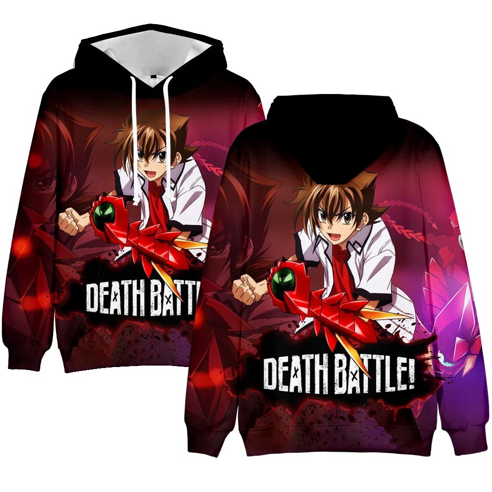 

3D High School DxD Hoodies Men Sweatshirts Women Autumn Hip Hop Kids Anime Hooded New Printing Boys Girls Cartoon Pullovers
