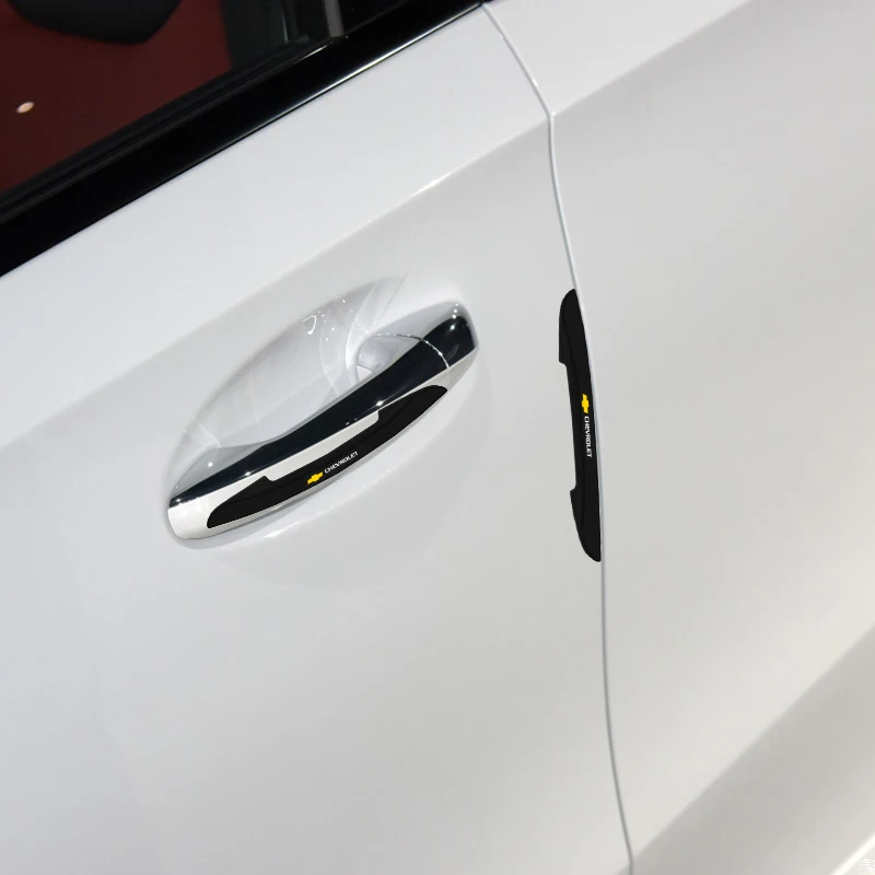 4pcs car door anti-scratch collision sticker handle protection for Chevrolet cruze captiva sail onix corsa aveo sonic spark s10