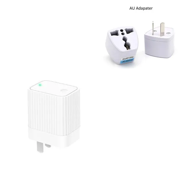 Original Xiaomi Mijia Smart Cleargrass Bluetooth/Wifi Gateway Hub Work With Mijia Bluetooth Sub-device for xiomi Smart Home Kit - Цвет: Add AU Adapter