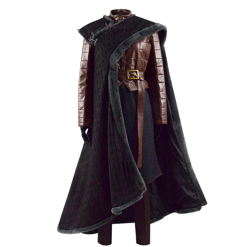 

CosDaddy Arya Stark Cosplay Costume Women Brown PU Outfit Full Set
