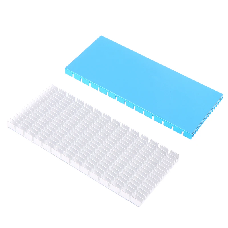 Aluminum Radiator Fin Mobile Phone Cooling Heatsink Radiator Cutting Slot Heatsink Blind Radiating Fin Heat Sink 150*65*8MM 1Pc aluminum heatsink radiator