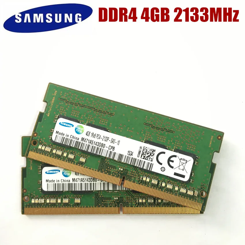 Samsung ноутбук DDR4 16 ГБ 8 4 PC4 2133 МГц или 2400 2666 DIMM память ноутбука 4G 8G 16G RAM|Оперативная