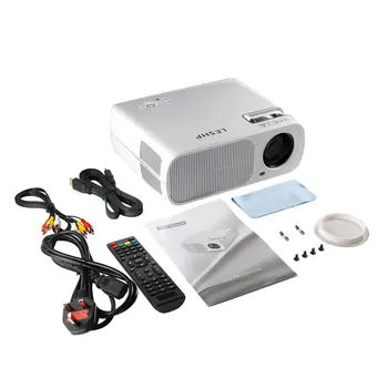 

LESHP Video Projector 2600 LM Home Cinema Theater Support 1080P HD 3D with 5.0 Inch LCD TFT Display + Free HDMI BL20