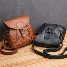 Новинка, женские сумки-мессенджеры, маленькие сумки через плечо для женщин, мягкие кожаные сумки через плечо, женские сумочки в винтажном стиле