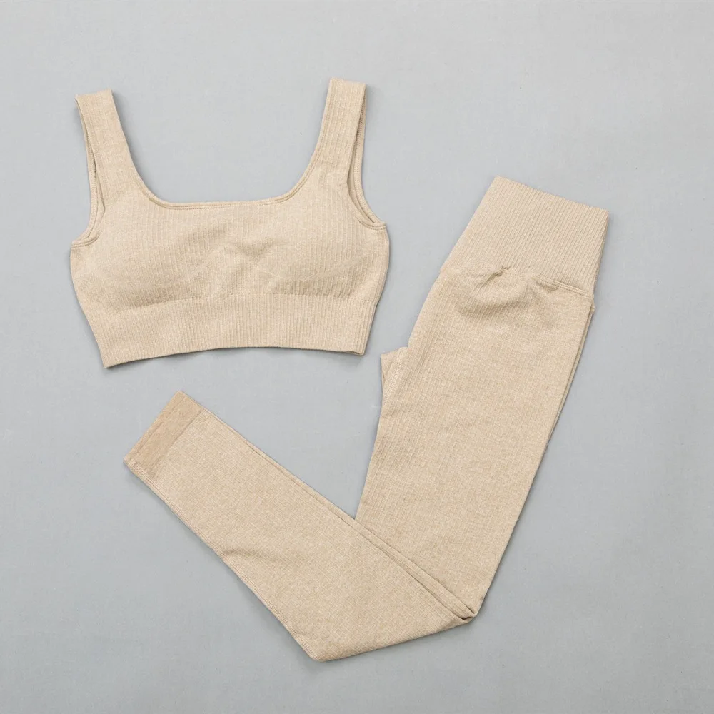 文胸+长裤套装-卡其色_25