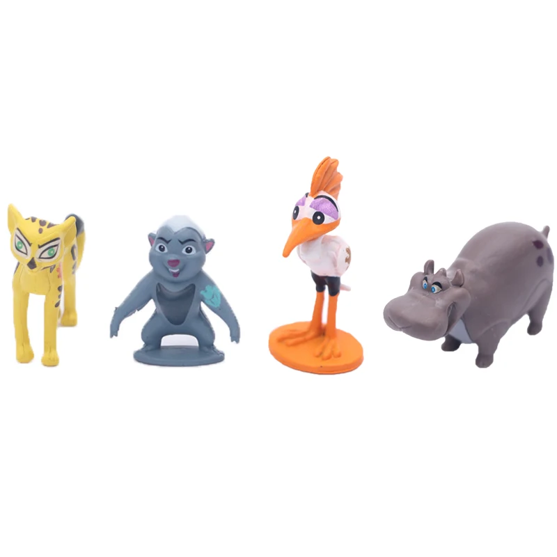 Лев королевские игрушки Simba Nala Timon Sarabi Модель ПВХ животные куклы игрушки милый мультфильм куклы для детей Подарки - Цвет: 4pcs