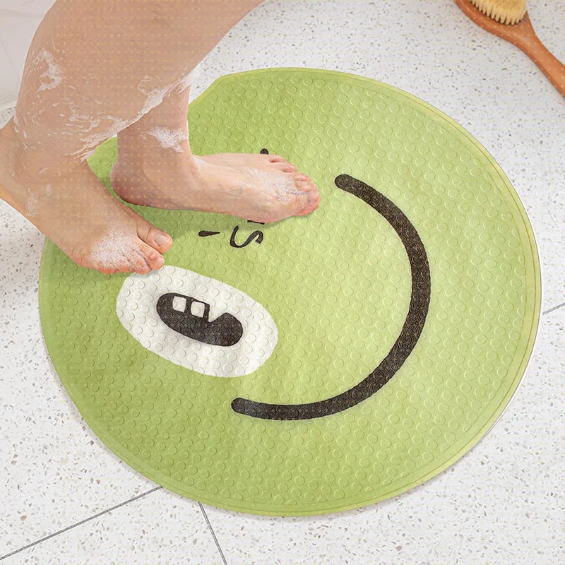 

Bathroom Mat Non Slip PVC Patterned Rubber Anti Floor Waterproof Carpet Cartoon Bathtub Shower Toilet Rug For Baby Kids Elderly
