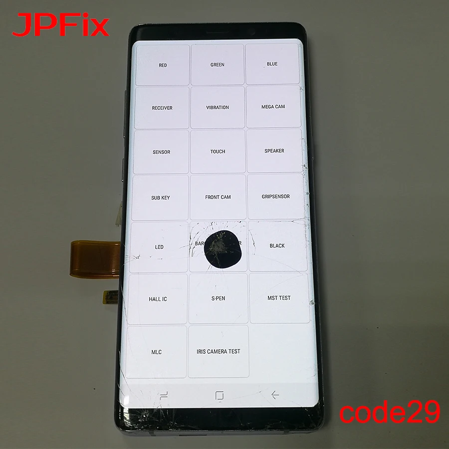JPFix применим к замене samsung Note8 внутренний и внешний взрывоопасный экран сотового телефона a