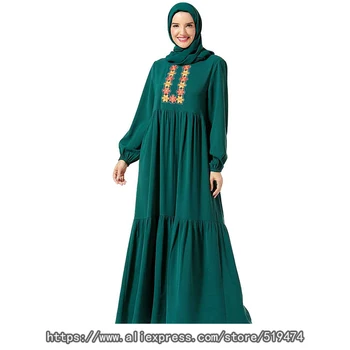 

Arabic Abaya Dubai Hijab Muslim Dress Robe Islam Caftan Kaftan Abayas Islamic Clothing Women Turkish Dresses Baju Muslim Wanita