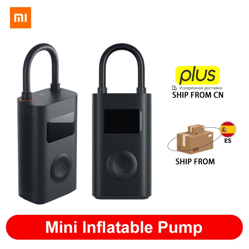 Оригинальный Xiaomi Мини надувной насос воздушный компрессор шин Портативный