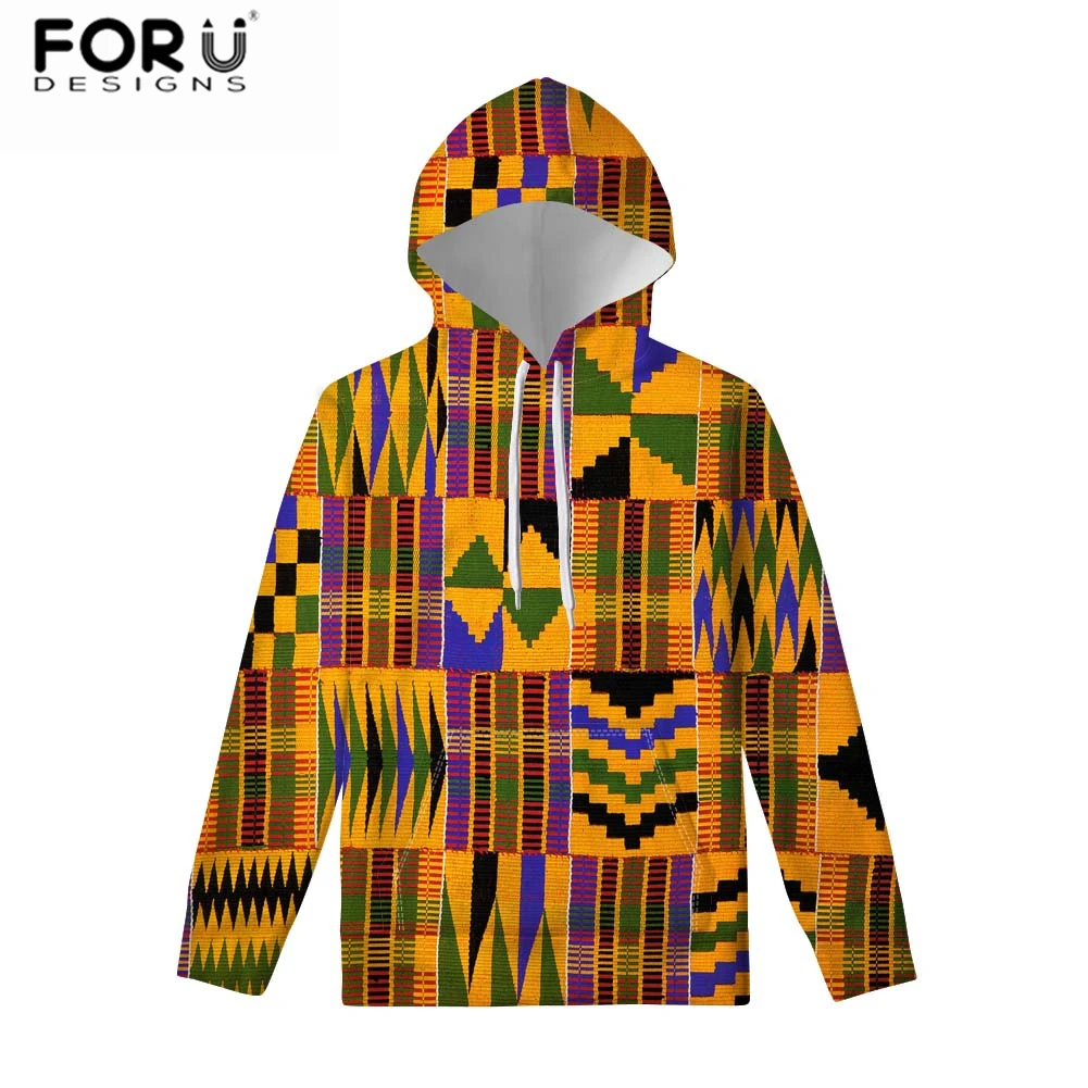 FORUDESIGNS Парные толстовки женские теплые с длинным рукавом капюшоном Harajuku