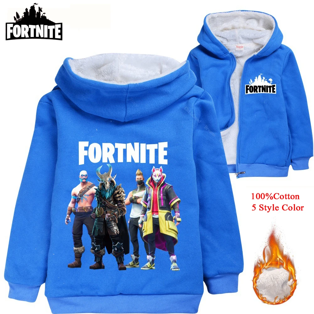 Верхняя одежда Fortnite осенняя для маленьких мальчиков зимнее пальто девочек