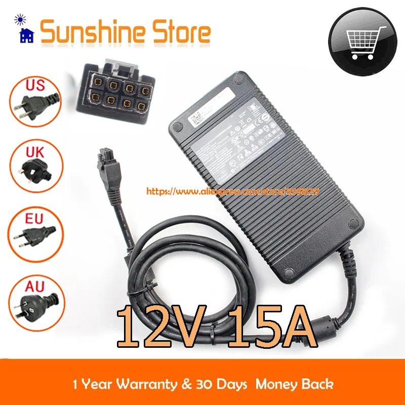 Оригинальный адаптер переменного тока для Dell RXVT7 RXV7T F180PU-00 12V 15A 180W OPTIPLEX 745 VISUAL USF 755