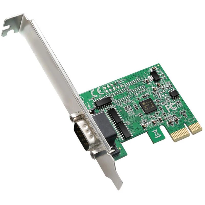 PCIE к DB9 RS232 последовательный порт Райзер-карта PCI 99100 1S чипсет последовательный контроллер карта PCI-E Экспресс адаптер конвертера карт
