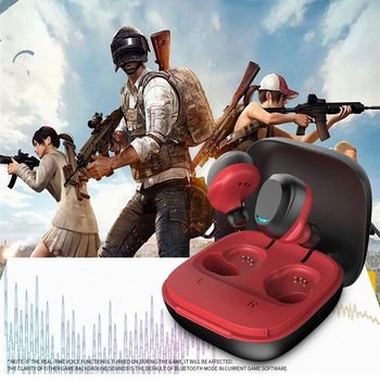 

Bilateral Bluetooth Earphones Aluminum Alloy Material HiFi Bass TWS Wireless Headsets 8 Hours Work Time Graphene horn Mems Mic
