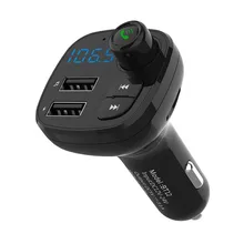 20# Беспроводной автомобильный fm-передатчик Беспроводной радио Dual USB Bluetooth Mp3 плеер Поддержка по громкой связи во время езды в автомобиле Bluetooth FM