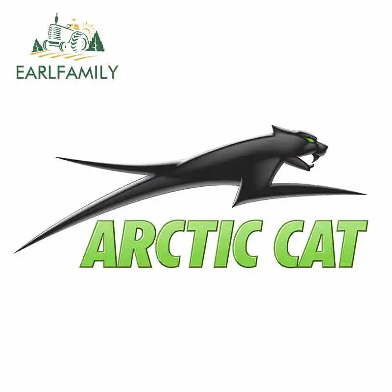 EARLFAMILY 13 см x 5,3 см для ARCTIC CAT логотип виниловые наклейки на машину JDM бампер багажник грузовик графика лобовое стекло бампер наклейка в виде окна - Название цвета: Style A