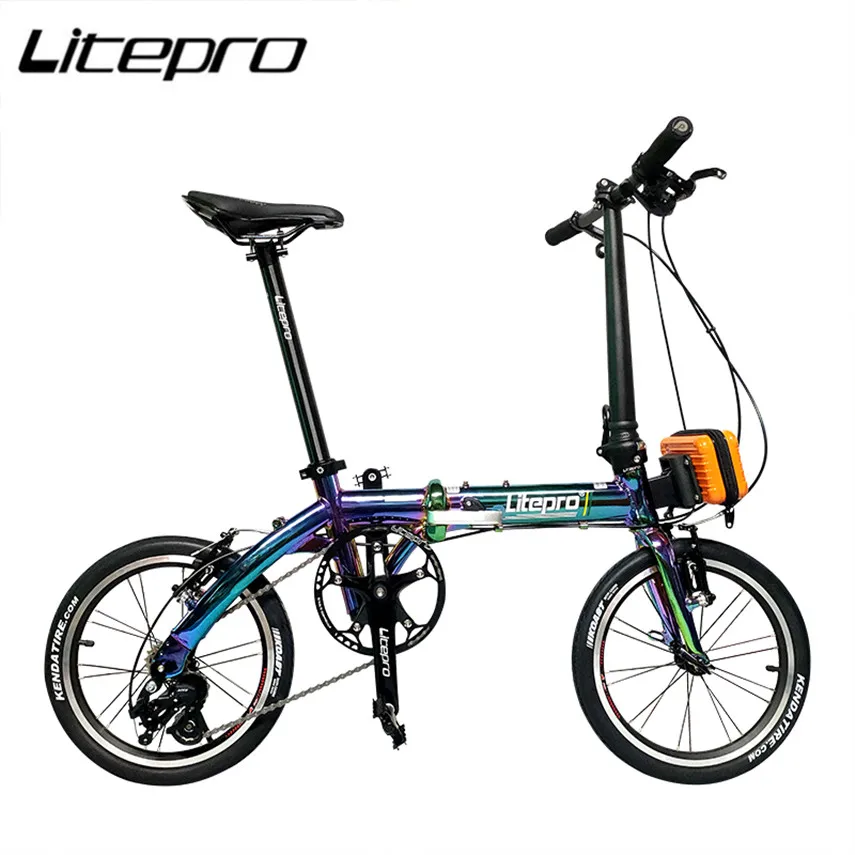 Litepro 14/16 дюймовый BMX складной велосипед из алюминиевого сплава красочный