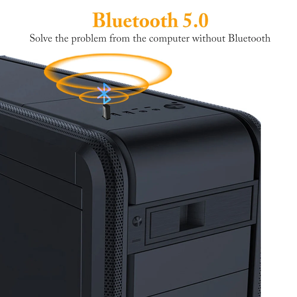 2 в 1 USB Bluetooth 5,0 адаптер аудио передатчик Bluetooth приемник Мини USB Bluetooth ключ беспроводной адаптер для компьютера ПК