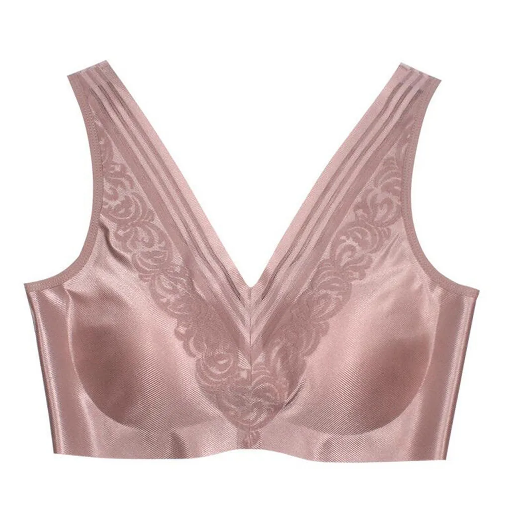 

Bras For Women Sports Bra Lingerie Padded Seamless Lace Sleepwear Yoga Bra Wireless Underwear Brasieres Para Mujer No8