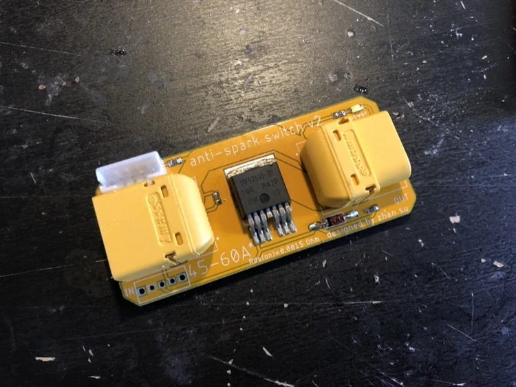 VESC ESC TypeF2 анти-сверкающий электронный переключатель для 60A мгновенный 240A интерфейс XT60