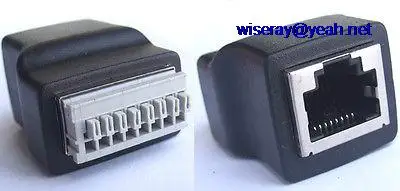 DHL/EMS 20 шт. 8pin RJ45 гнездо сети обжимные терминалы для UTP Cat5 Cat5e Cables-A7