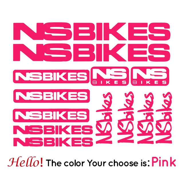 Fashion NS Bikes Stickers Cinelli For Road Bike Mountain Cycling Sticker MTB Bicycle Wheels Decal Protector Parts Pink