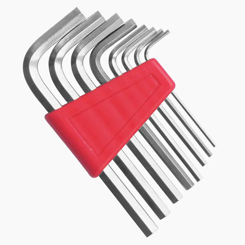 Шестигранный ключ шестигранный гаечный ключ 1/1"-1/4" дюймов и 1,5 мм-6 мм метрический размер короткий рычаг ручной инструмент набор короткий рычаг хром-ванадиевой стали гаечный ключ