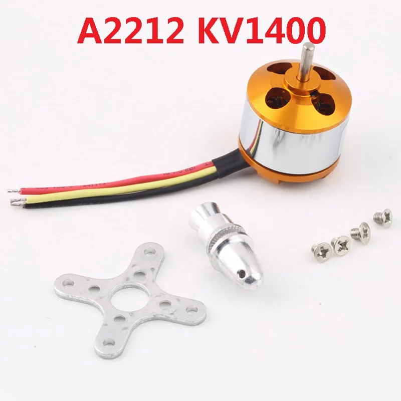 A2212 бесщеточный двигатель 930Kv/1000Kv/1400Kv/2200Kv двигатель БПЛА постоянного тока двигатель с фиксированным крылом дистанционного управления авиационный двигатель