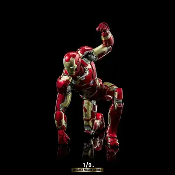 

1/9 Iron Man 24 cm LED chest and eyes alloy model armor mark 4 models movable joints spot perfect details