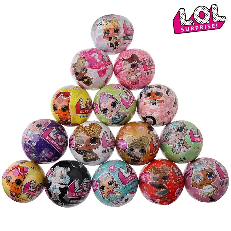 LOL Surprise-muñecas para niños, juguetes para mascotas LOL Girl LOL, huevo, caja ciega, juguetes para niños, regalo de Navidad
