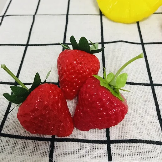 3PCS Искусственное яблоко, искусственные фрукты, украшение для дома, оранжевый орнамент, ремесло, еда, реквизит для фотосъемки дома - Цвет: 3PCS