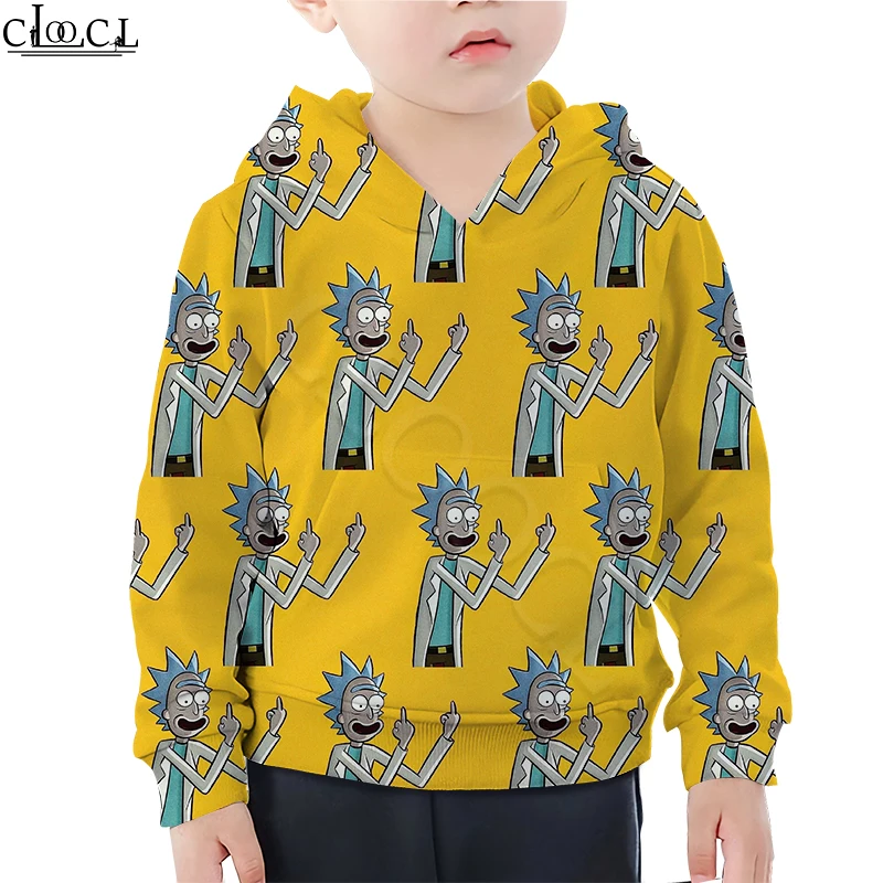  Child Baby Girl Clothes Rick and Morty Hoodies 3D Printing Casual Daughter Sweatshirt Baby Boy Todd