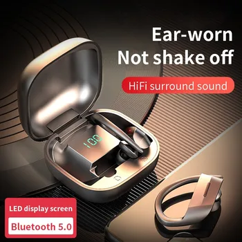 

Bluetooth 5.0 Earphone TWS Stereo Earbud Bluetooth Headset with Charging Pod Wireless Headsets Mic Noise Reduction