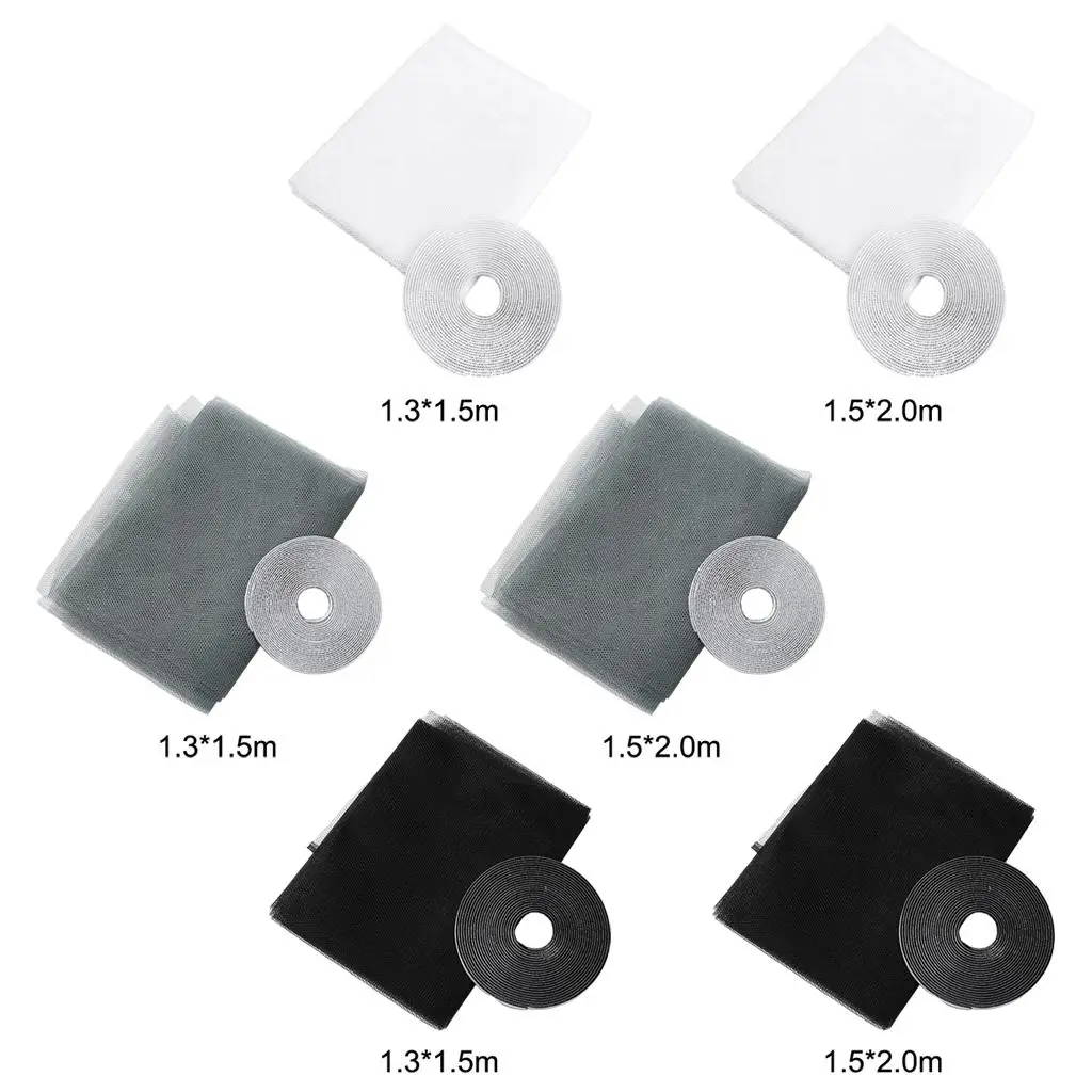 방충망 DIY 설치와 제거가 용이한 윈도우용 폴리에스테르 원단 모기장 방충망 DIY 설치와 제거가 용이한 윈도우용 폴리에스테르 원단 모기장