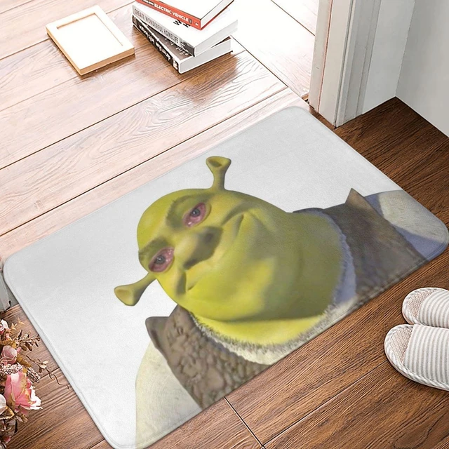 Bathroom Rug Carpet Mat, Shrek Bathroom, Shrek Doormat, Door Mat Meme