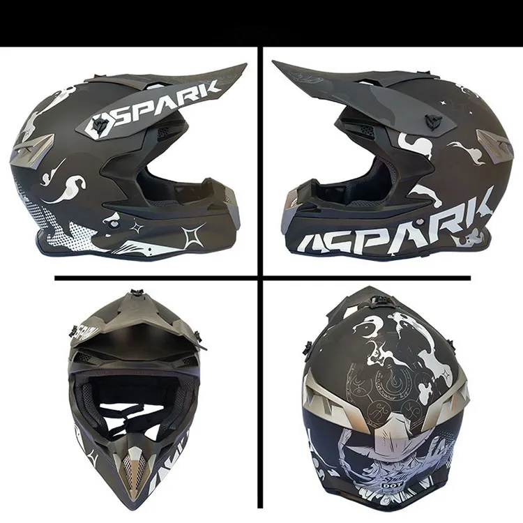 Motorcycle cross helmet for motorcycle helmet down MTB DH off road motorcycle cross racing helmet point with goggles