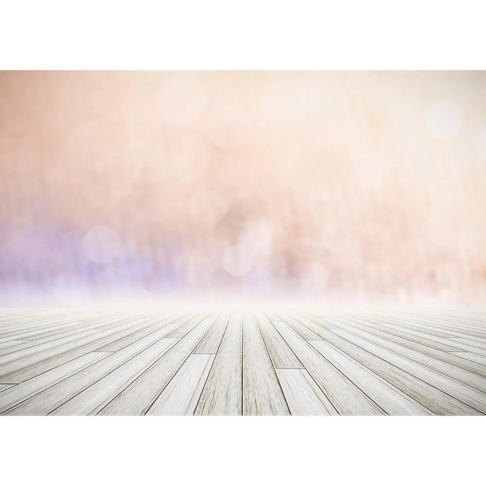 Фотофон с изображением деревянного пола Bokeh на заказ реквизит для фотосъемки