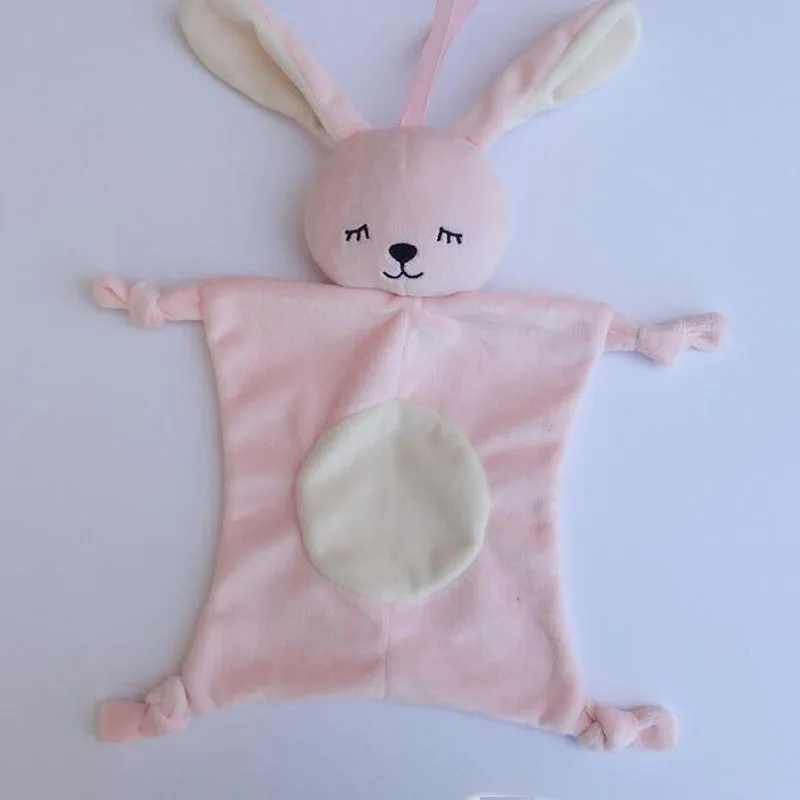 Плюшевые успокаивающие игрушки для младенцев, одеяло для безопасности, детские игрушки, успокаивающее полотенце для ухода за ребенком, в форме животного, для новорожденных, одеяло, успокаивающее полотенце s - Цвет: Rabbit
