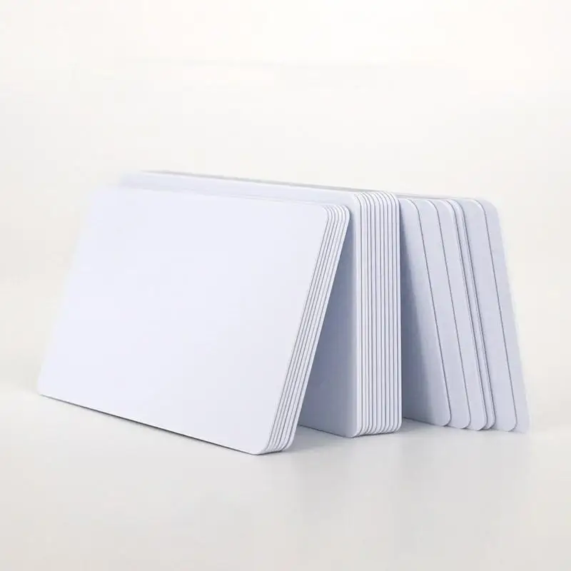 100pcs White Blank inkjet printable PVC Card Waterproof plastic ID business card no chip for Epson Canon printer | Безопасность и