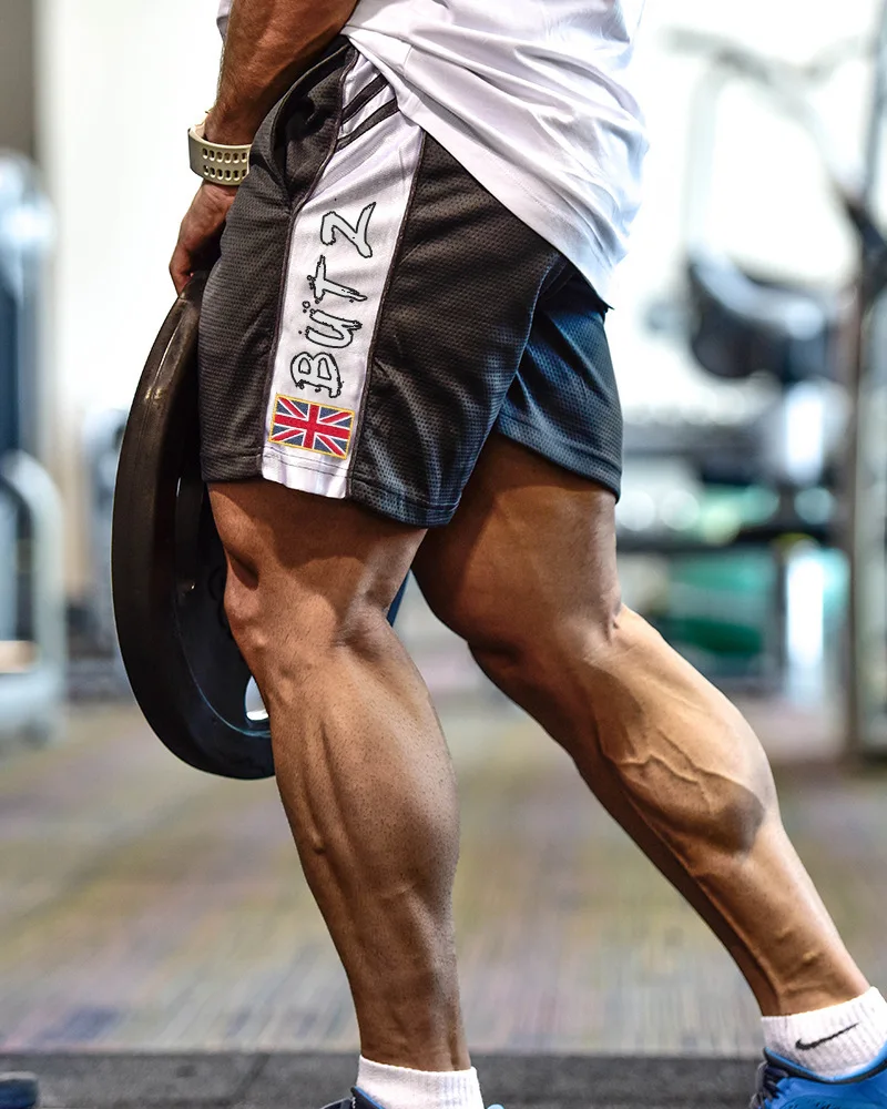 

2020 New fast dry men's sport running shorts Active training exercise jogging shorts with longer lining