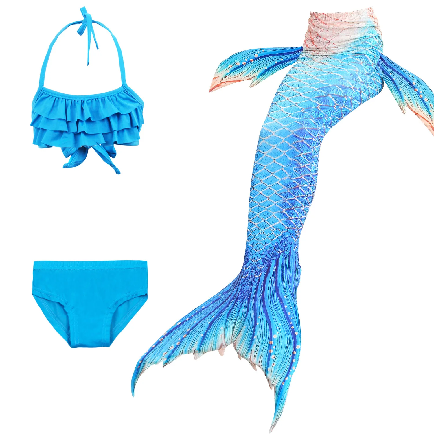 Hot Girls Mermaid Tail With Monofin For Swim Mermaid Swimsuit Mermaid Dress Swimsuit Bikini cosplay costume