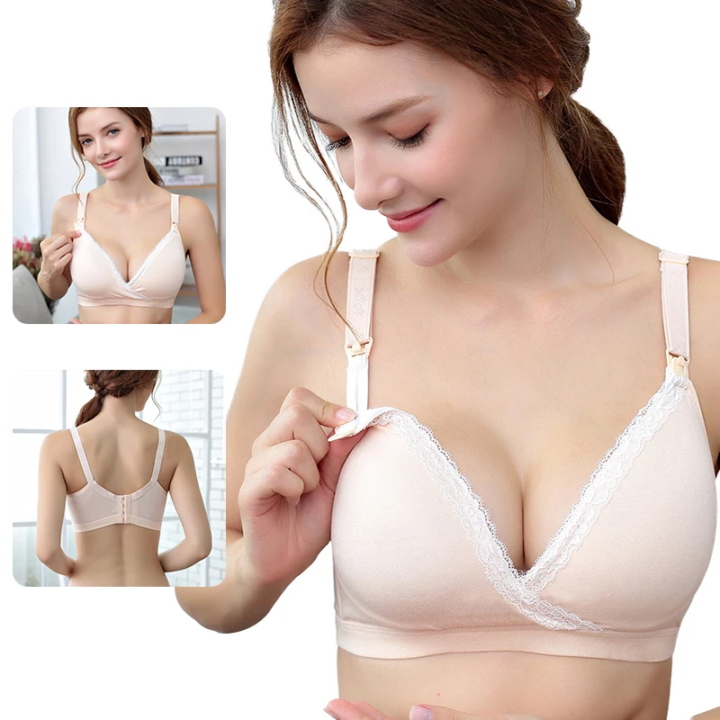 Clothing Breastfeeding-Bra Sleep Nursing Cotton Pregnancy-Breast Underwear Wirefree Women